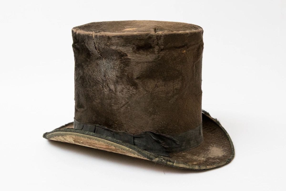 Antique Omaha Beaver Top Hat
