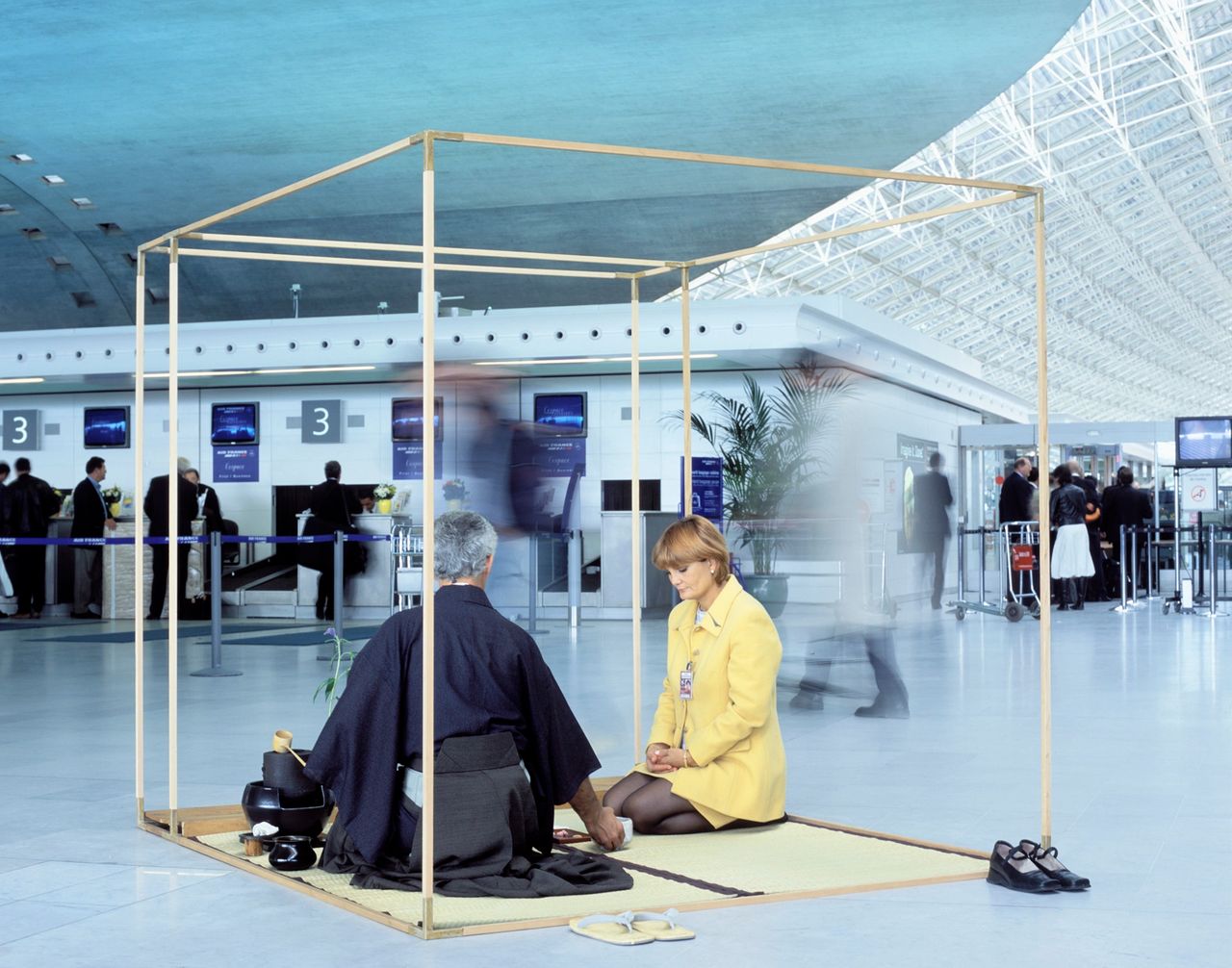 Paris Charles De Gaulle Airport, 2002 - Copyright Pierre Sernet Paris Charles De Gaulle Airport, 2002 - Copyright Pierre Sernet