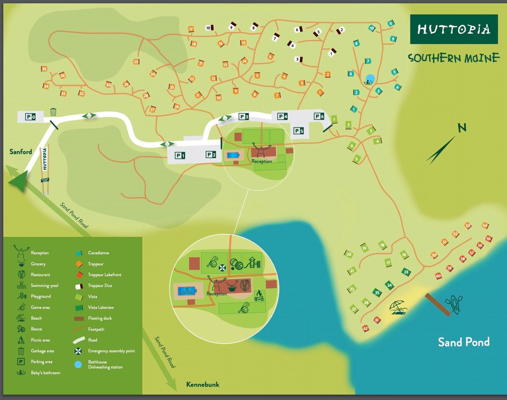 Glamping With Kids: Huttopia Southern Maine