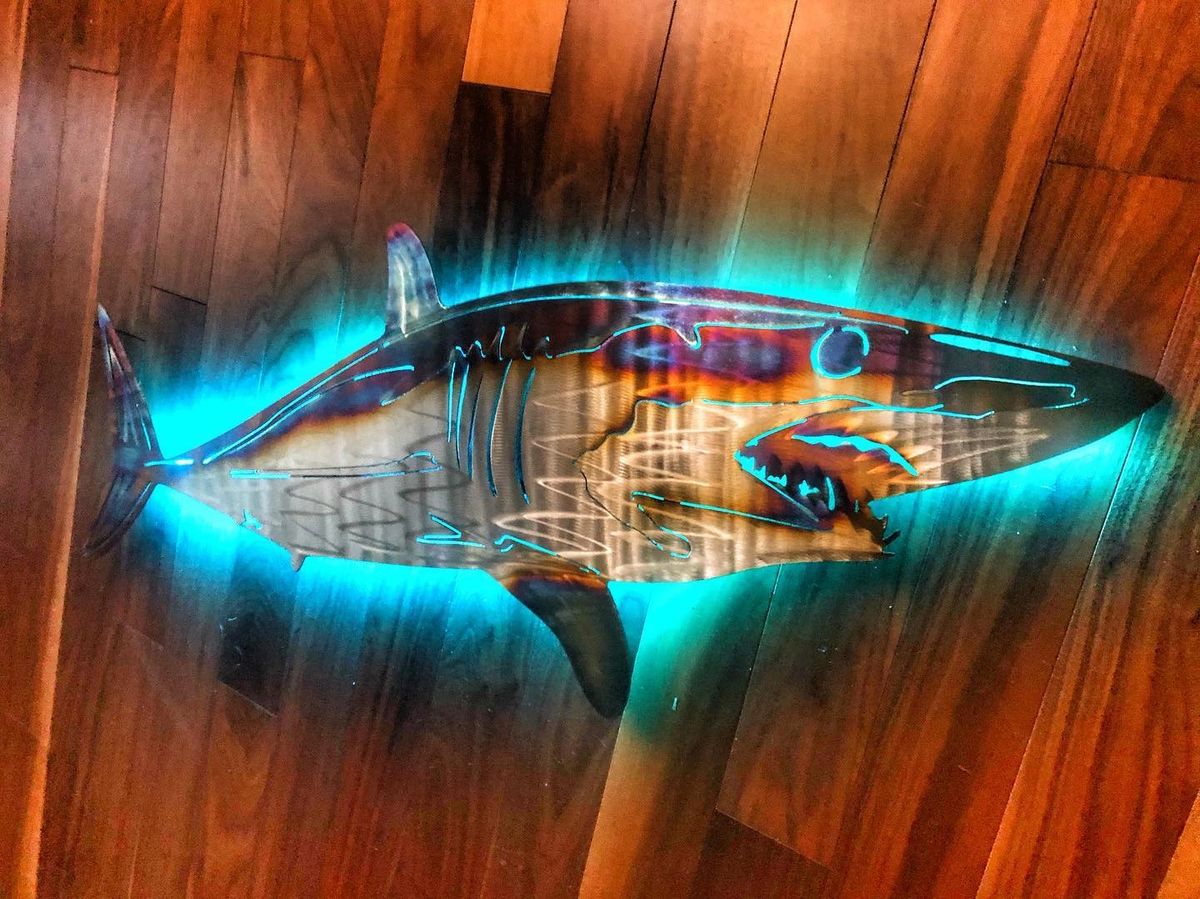 Mako Shark Metal Wall Art