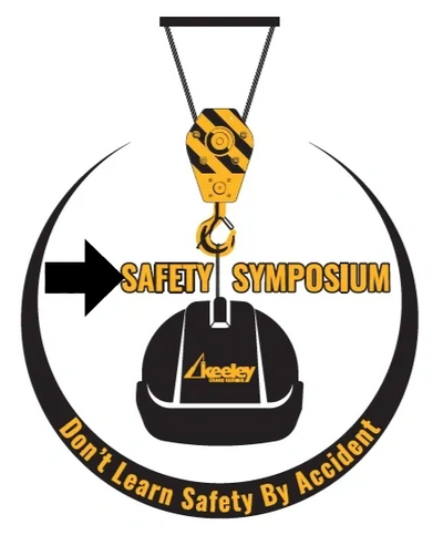 Safety logo for Keeley Crane Annual Safety Symposium