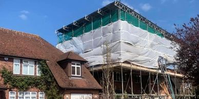 domestic temporary roof 