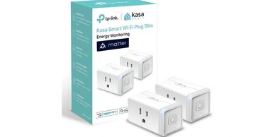 Kasa Matter Smart Plug w/ Energy Monitoring, Compact Design, 15A/1800W Max, Super Easy Setup