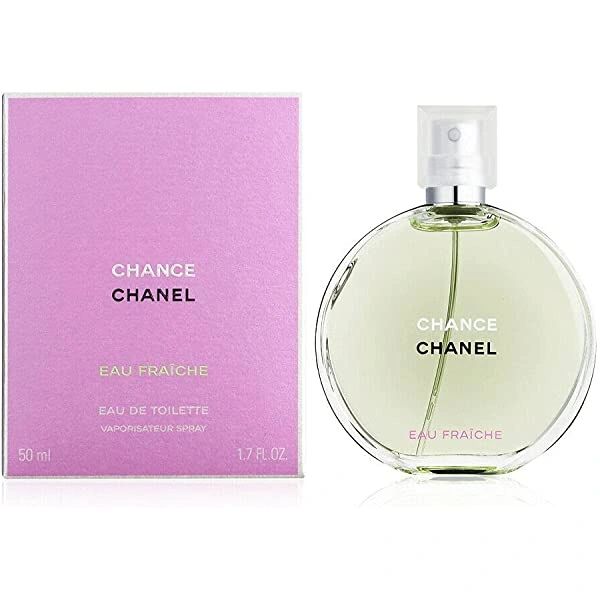 100% Pure ChaneI Chance Eau Fraiche Eau de Toilette Women Spray by Chanel Paris EDT 100% Pure ChaneI Chance Eau Fraiche Eau de Toilette Women Spray by Chanel Paris EDT
