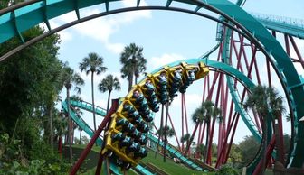Busch Gardens Tampa Kumba Roller Coaster Ride