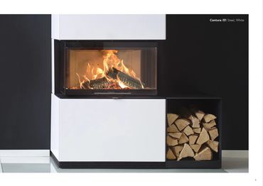 Contura Inset stoves create a main focal point in your home wood log burners available Oxfordshire