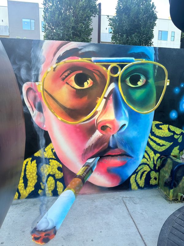 Fear and Loathing mural at The Pemberton in downtown Phoenix