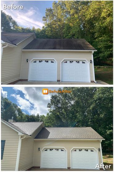 House wash in Brick Township, NJ — soft wash restored curb appeal and siding shine.