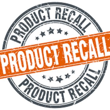 House appliance and component recalls, product recall