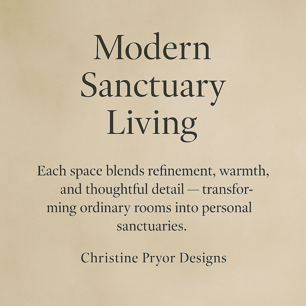 Welcome to Christine Pryor Designs, where each project blends modern refinement with warmth and char