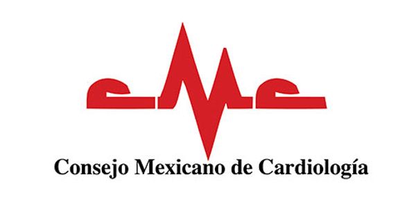 Logo of Consejo Mexicano de Cardiología with a red heartbeat design.