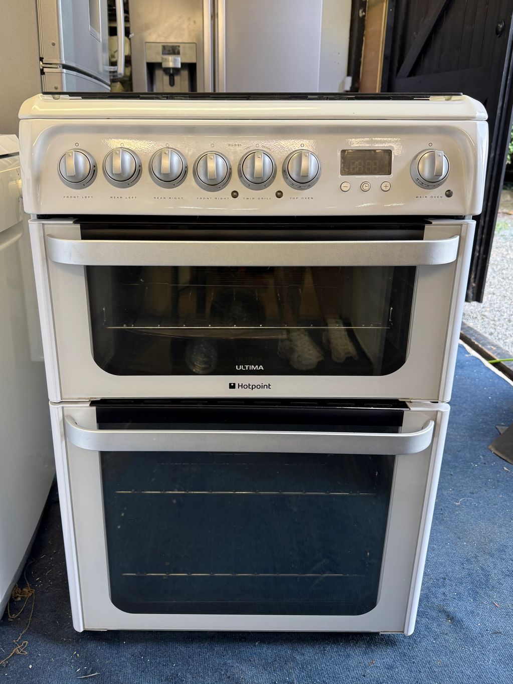 Hotpoint Ultima 60cm Double Oven Dual-Fuel Cooker