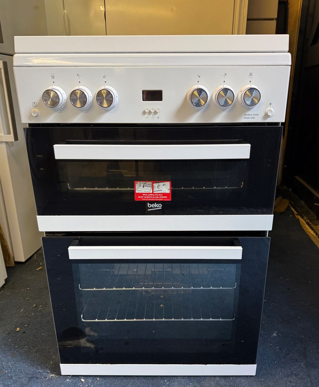 Beko 60cm Double Oven Gas Cooker 