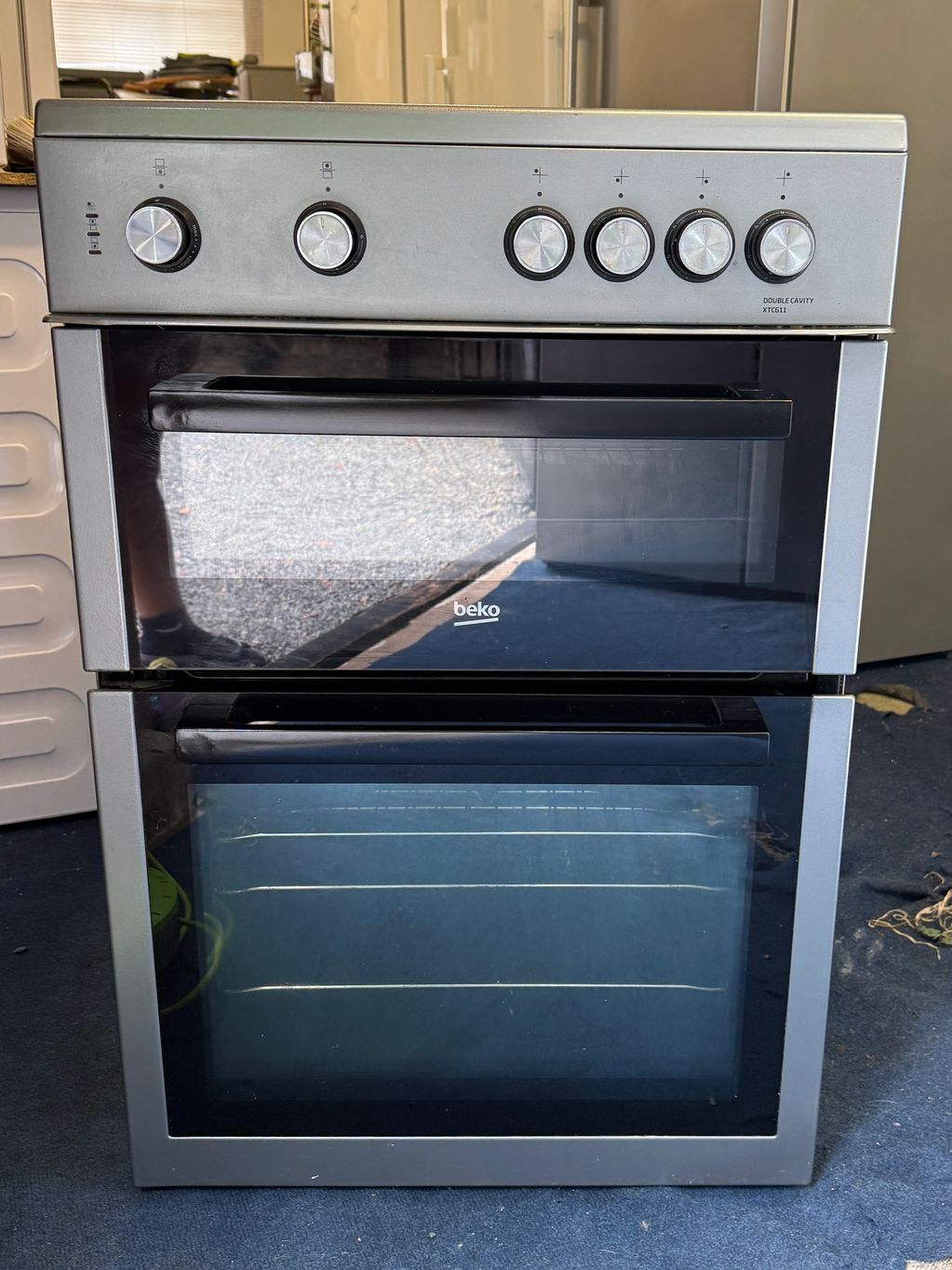 Silver Beko 60cm Freestanding Electric Cooker 
