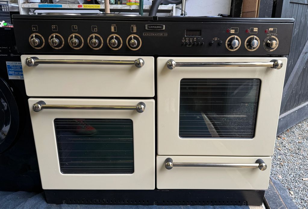 Cream Leisure Rangemaster 110cm Electric Range Cooker 