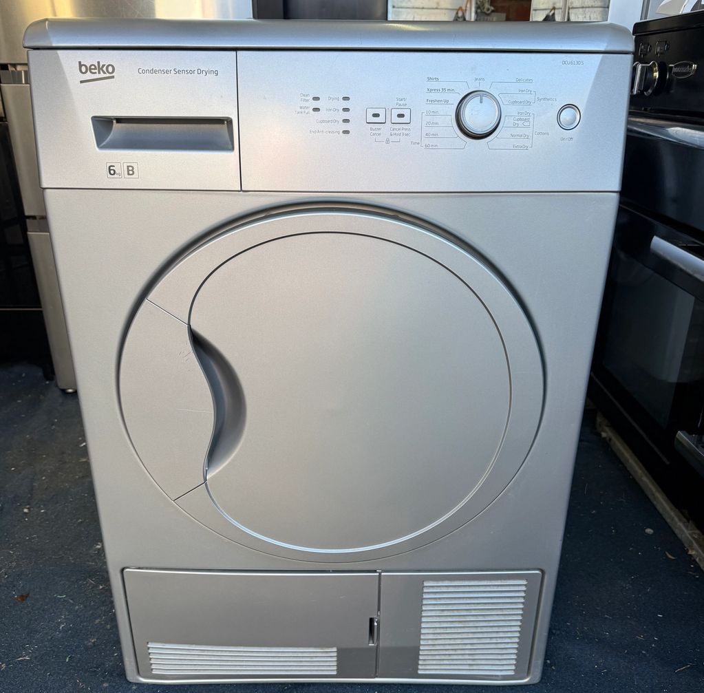 Silver Beko 6kg Condenser Dryer