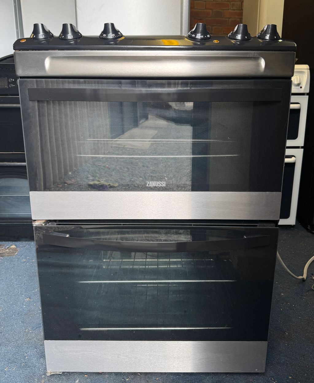 Zanussi 60cm Double Oven Electric Cooker 
