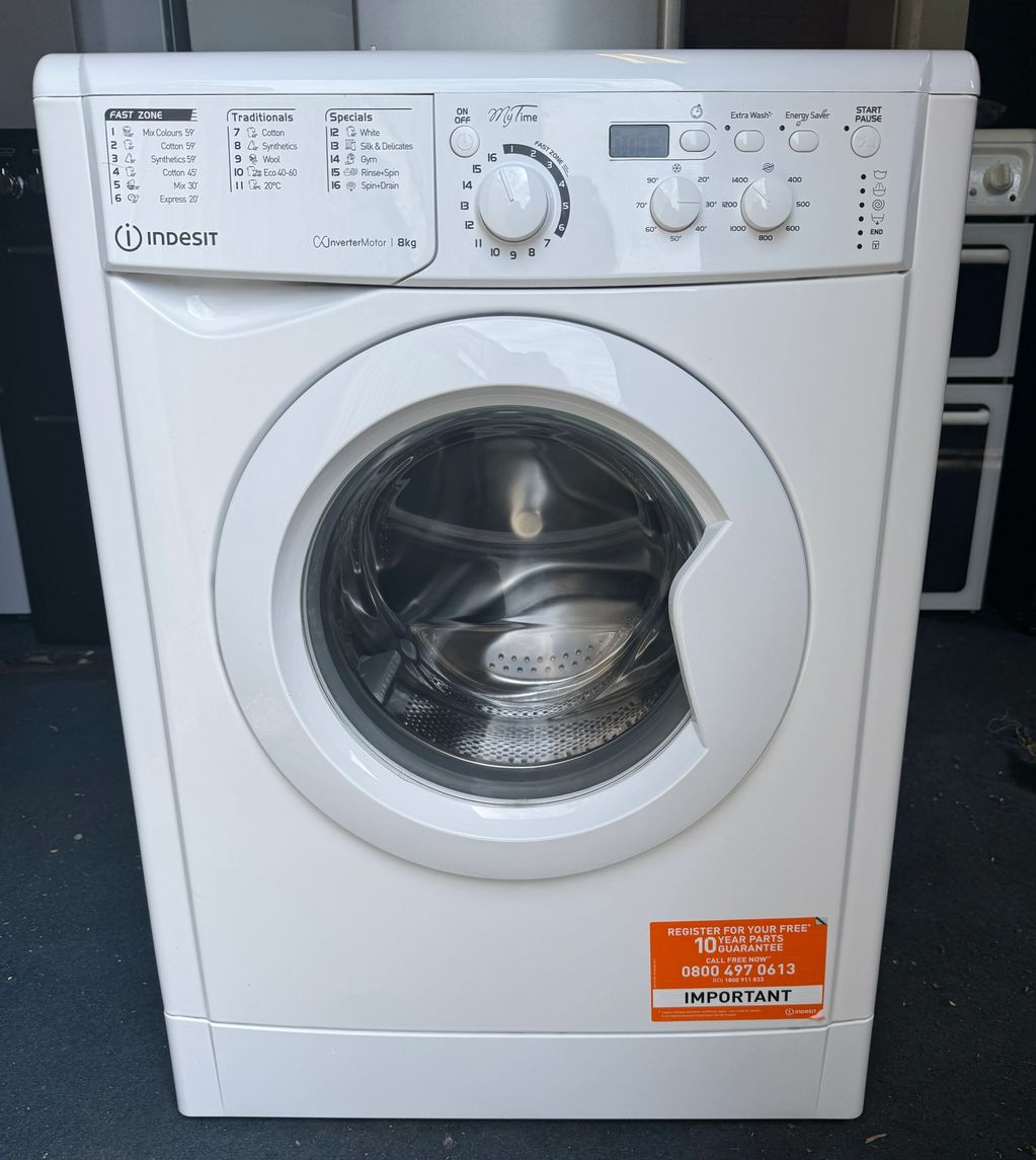 Indesit 8kg 1400 RPM Washing Machine 