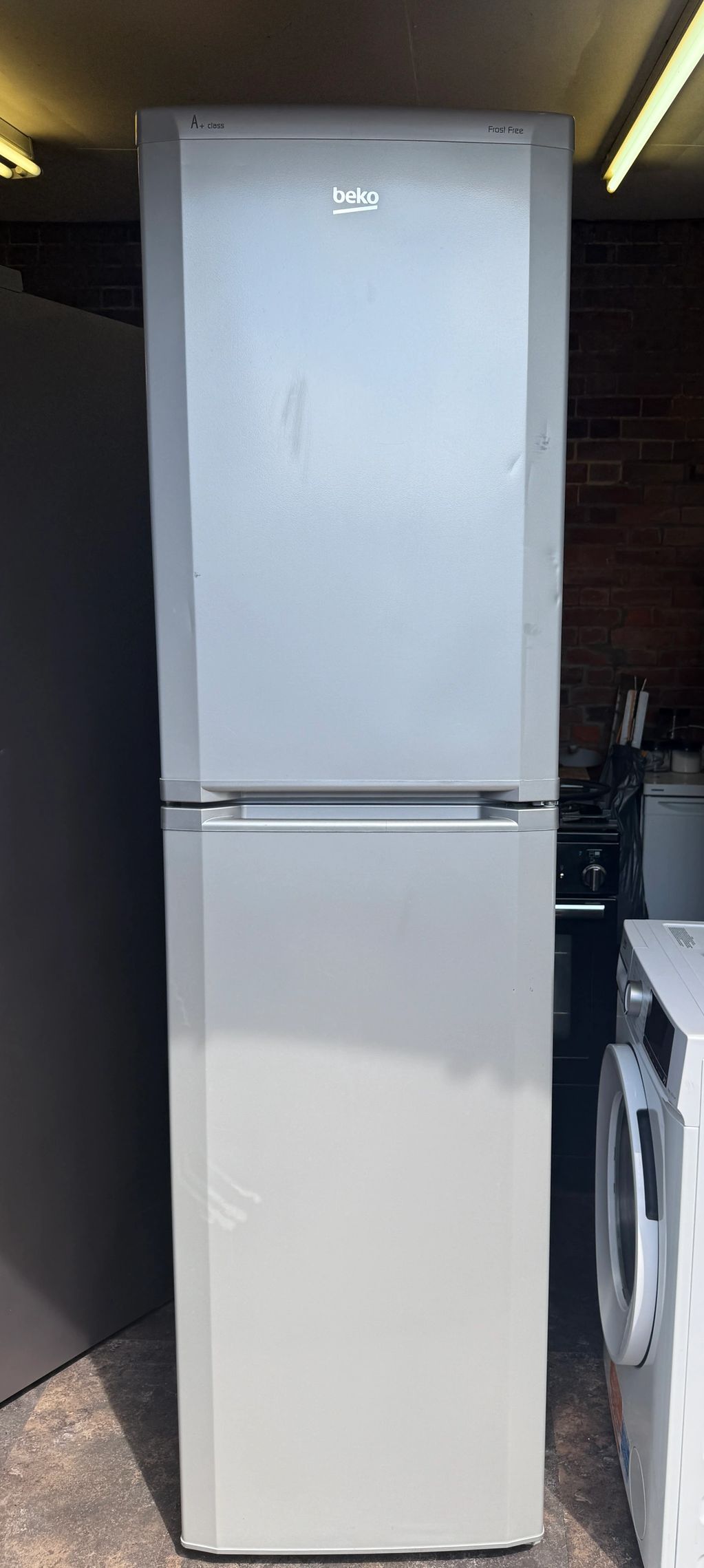 Tall Silver  Beko Frost Free Fridge/Freezer