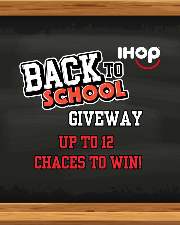 Families can enter the IHOP Back to School Giveaway to win gift cards for back-to-school shopping.