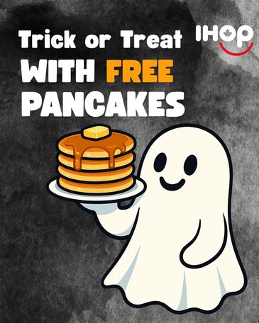 IHOP Halloween Trick or Treat Cards, available in packs of 25 for $5 or 50 for $10 at IHOP Prairies.