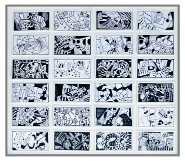 Studies : Ink on card : 2012 : 28  x 32cm