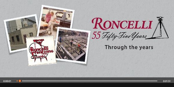 55-year anniversary video for a construction company.