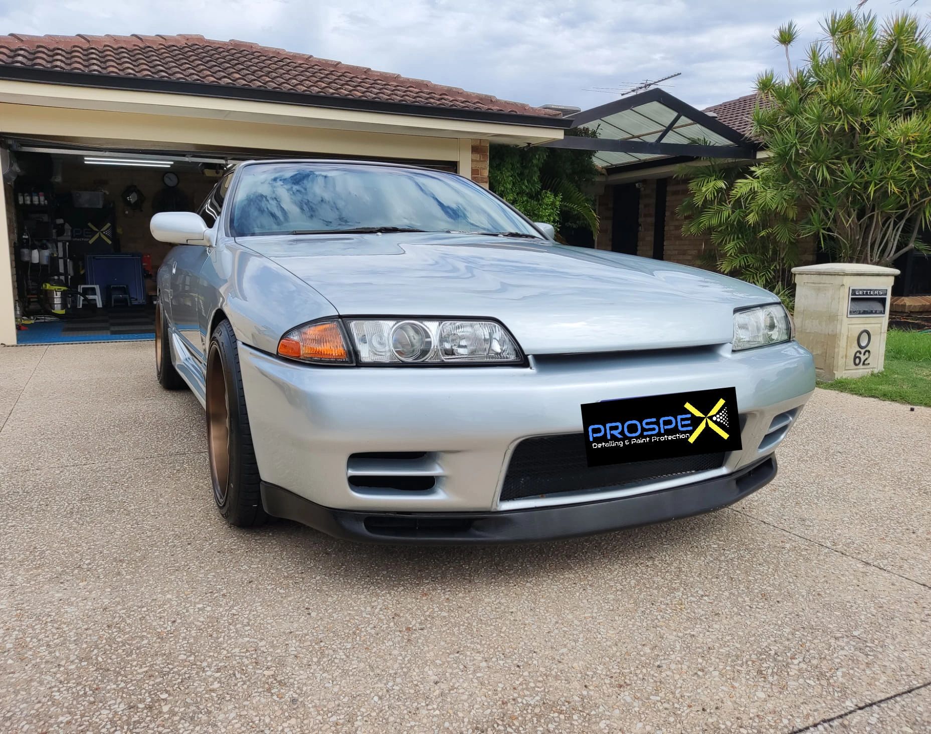nissan gtr paint correction and paint protection