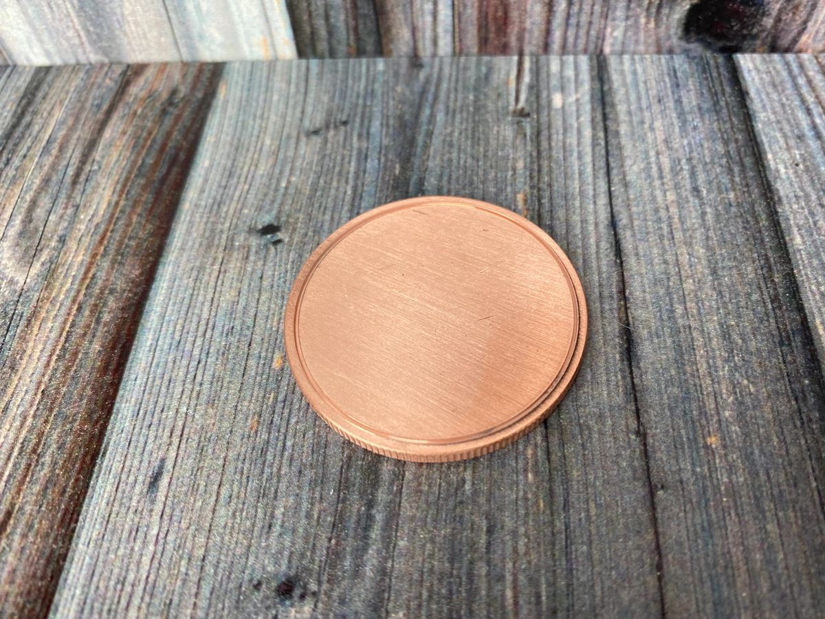 Copper Blanks - Challenge Coin - Reed Edge - Grooved - Mirror Finish ...