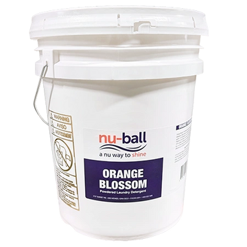 Orange Blossom Powdered Laundry Detergent is a blend of organic detergents, alkali builders, optical