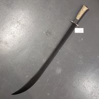 The completed 46" fantasy scimitar. 