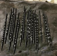 Steel Hair pins. Different twists and patterns. 