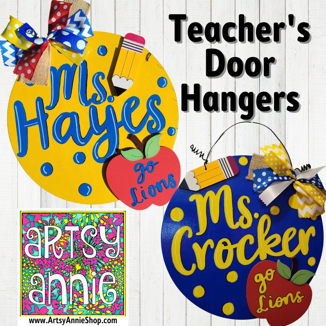 Custom Teacher Door Hanger