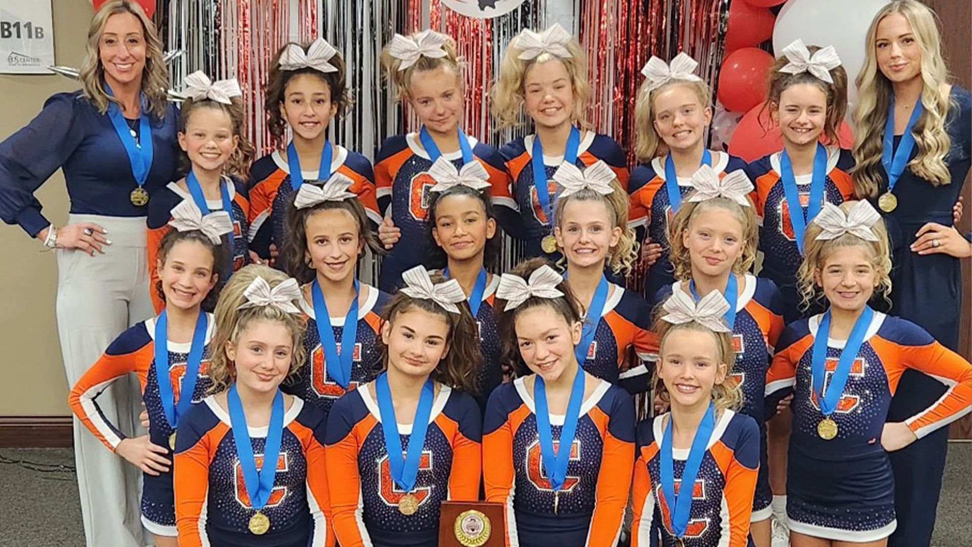 CJHS cheerleaders repeat as state champions