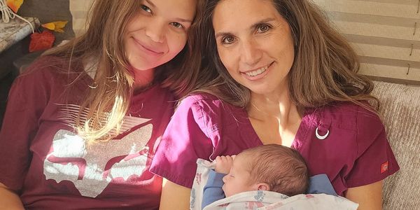 Precious mama I helped through the birthing process and breastfeeding journey.