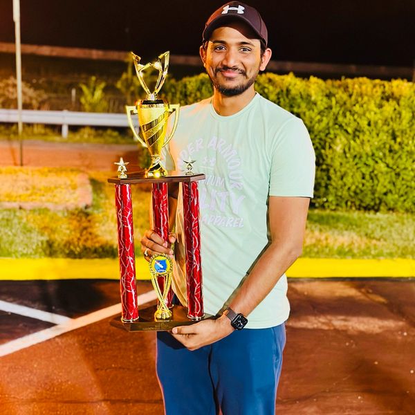 WITH THE TROPHY