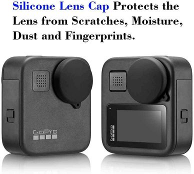 Silicone Lens Cap: Protects the Lens from Scratches, Moisture, Dust and Fingerprints.