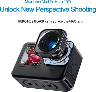 GoPro Hero MAX Lens Mod: Expand Your Hero’s Capabilities with Enhanced Features and Versatility.