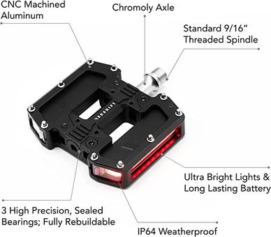Redshift Sports Arclight Pro Pedals: Illuminate Your Ride with Innovative Design and Performance.