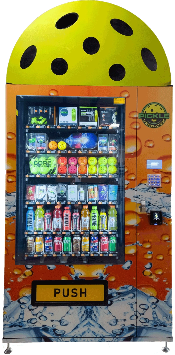 Buy custom pickleball vending machines