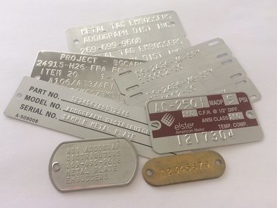 Embossed Metal Tags