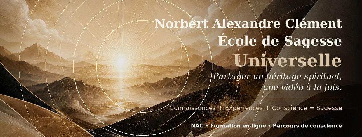 École de sagesse Norbert Alexandre Clément - Formations sur les 40 clés de la sagesse universelle