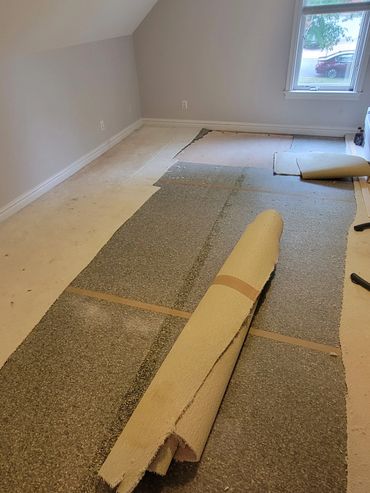 Carpet and padding removal in Suffolk, Virginia 