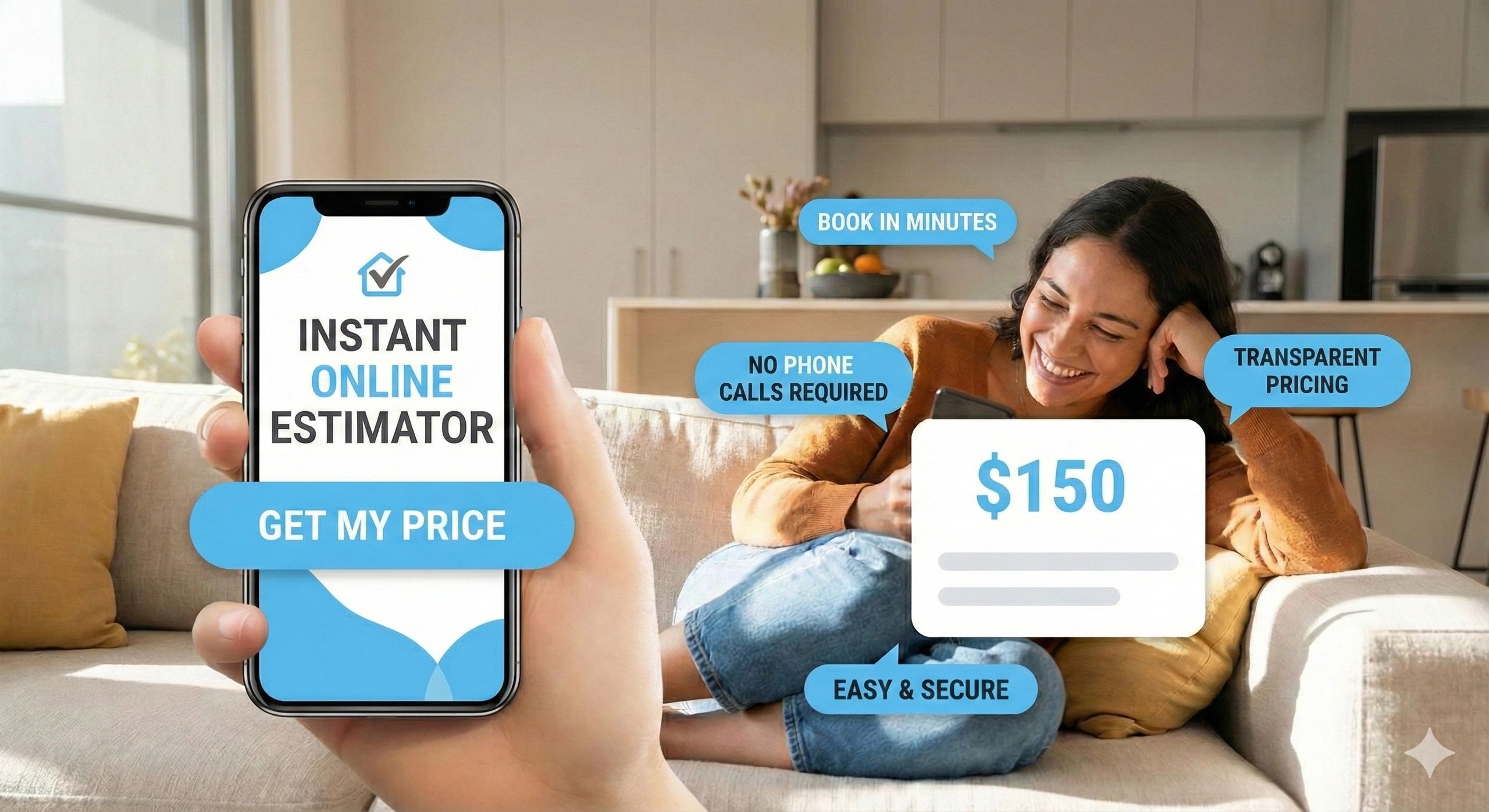 Instant Junk Removal Price Estimator Tool from Trash Pandas in Hampton Roads. 