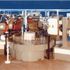 Rotary polishing machine high volume brass levers, knobs, caps, handles, mirror finishing USA made