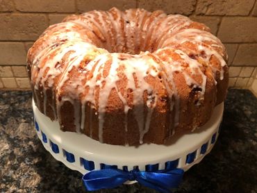 Lemon Strawberry Bundt Cake