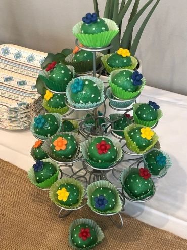 Cacti Cake Balls