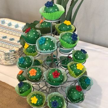 Cactus Cake Balls