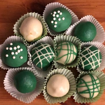 St. Patrick's Day Cake Balls
