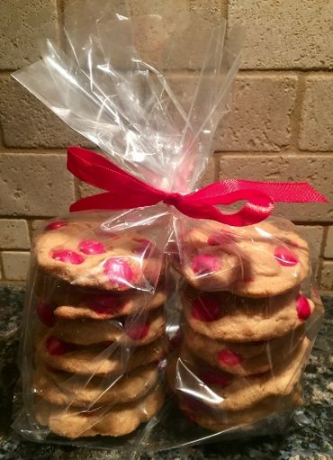 Valentine M&M Cookies